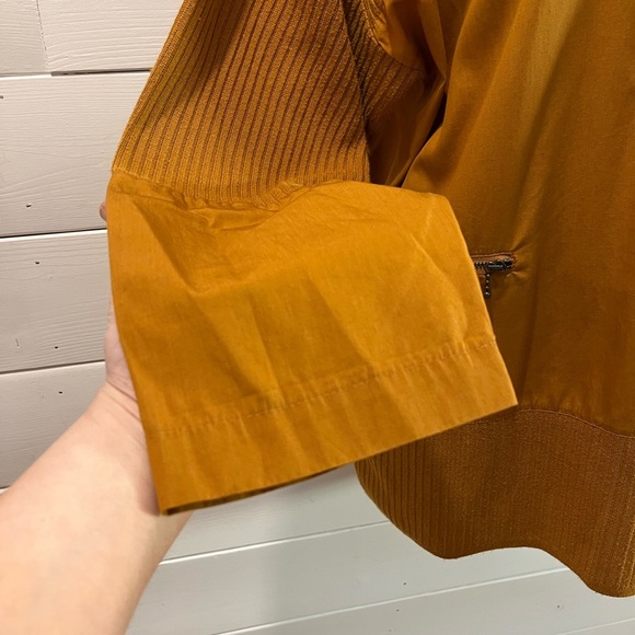 💛 LAURÈL – Bi-Material Mustard Top (Size 38) - Picture 13 of 13
